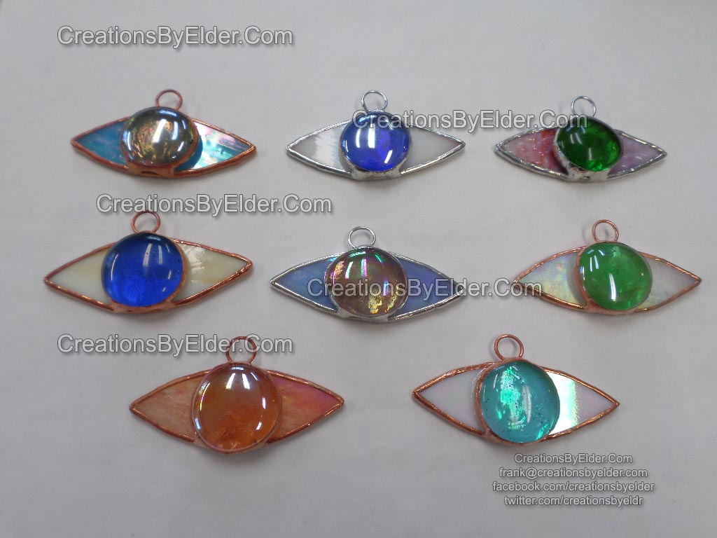 stained glass suncatcher sg eyez eye eyes art glass