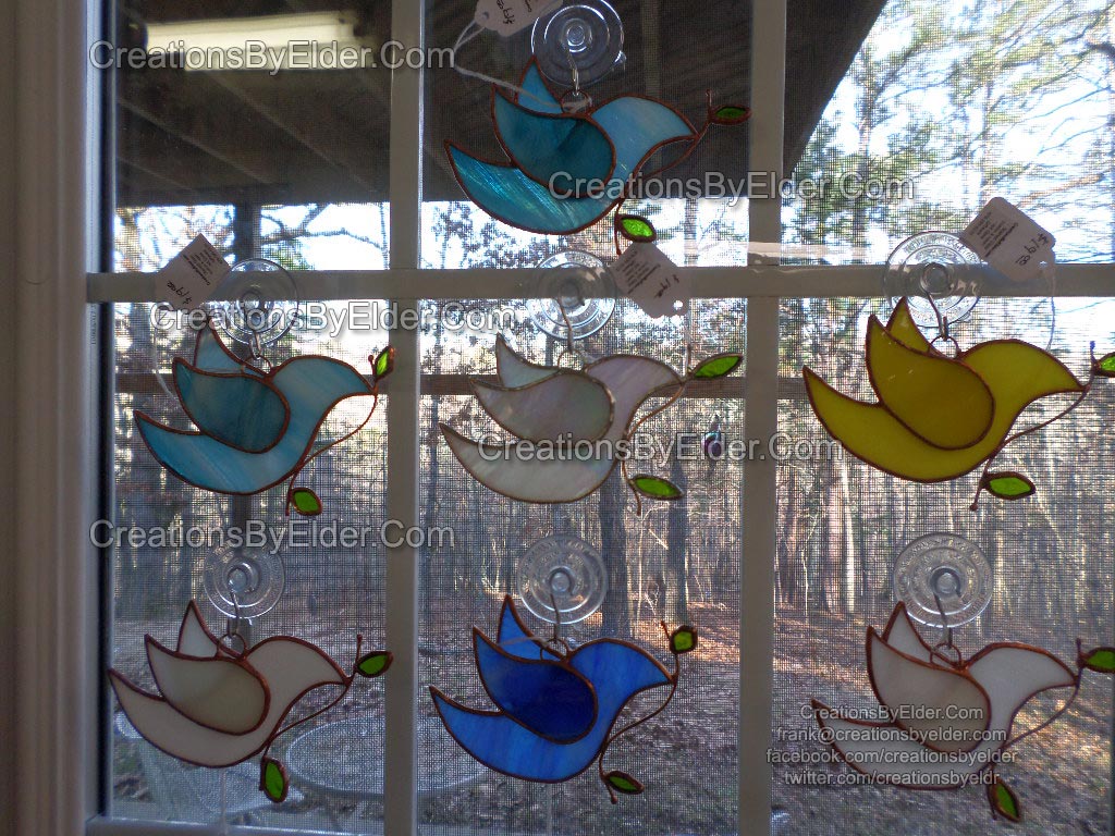 stained glass sg dove dovez suncatcher for sale gift giftware