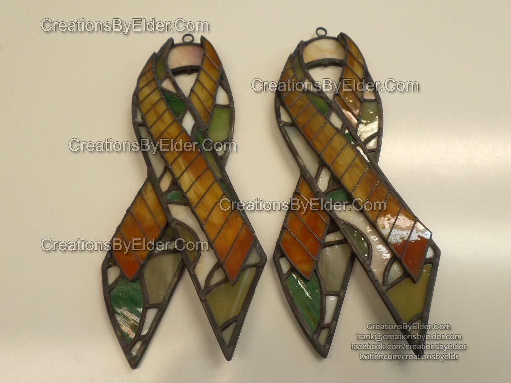 suncatcher copperfoil art stained glass memorial piece