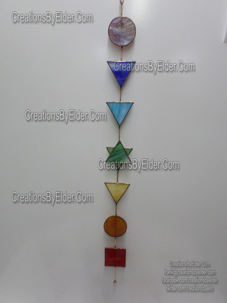 stained glass art chakra sg chakraz suncatcher metaphysical healing power