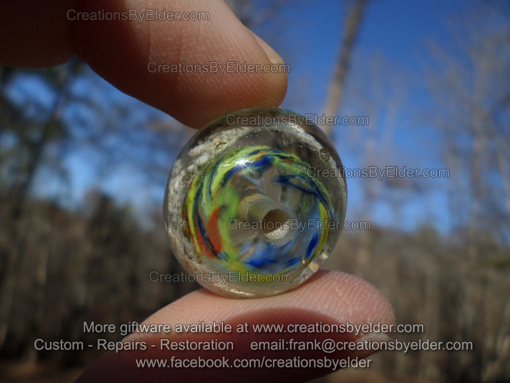 memorial bead glass hot lampwork ashes