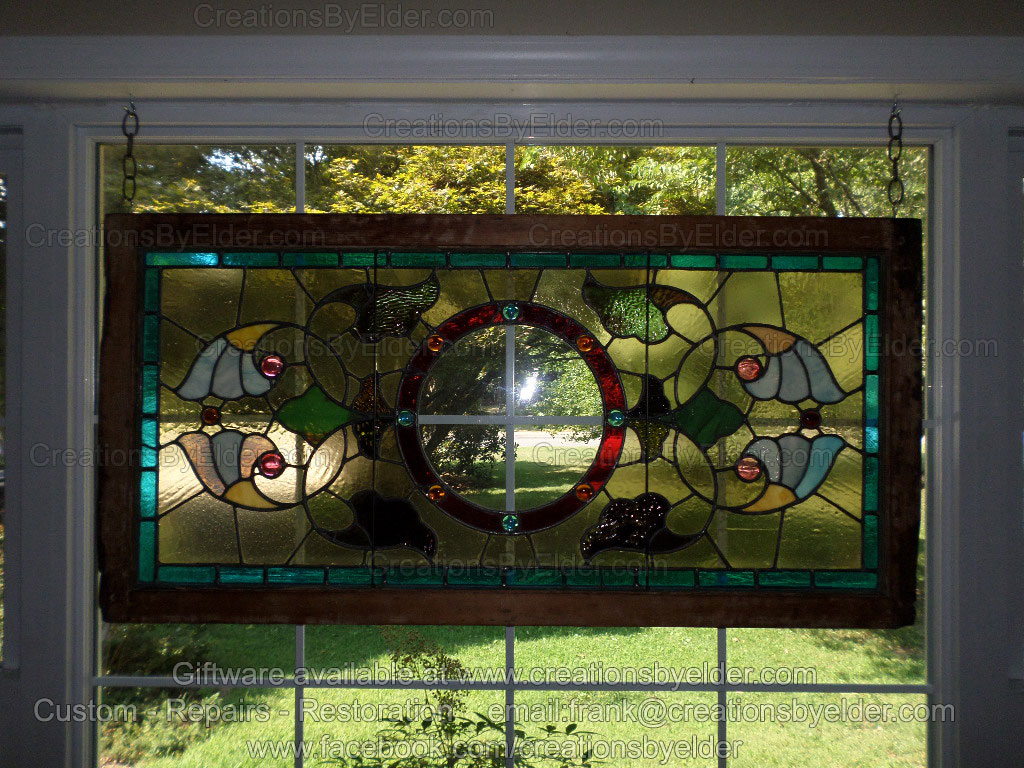 stained glass window panel repair restoration services studio frank francis elder oklahoma arkansas missouri kansas